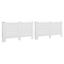 Radiator covers 2 units white MDF 152x19x81.5 cm by vidaXL, Accessories for heating radiators - Ref: Foro24-3051375, Price: 2...