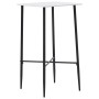 High table and 5 black plastic stools set by vidaXL, Furniture sets for kitchens and dining rooms - Ref: Foro24-279973, Price...