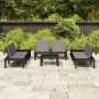 6-piece garden furniture set with gray plastic cushions by vidaXL, Garden sets - Ref: Foro24-3059834, Price: 397,88 €, Discou...