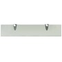 Floating shelves 2 units glass 8 mm 50x10 cm by vidaXL, Shelves and shelves - Ref: Foro24-3051512, Price: 25,18 €, Discount: %