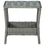 Outdoor furniture set, 3 pieces, light gray synthetic rattan with cushions by vidaXL, Garden sets - Ref: Foro24-3060155, Pric...