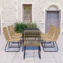 Garden dining set 9 pieces synthetic rattan and glass by vidaXL, Garden sets - Ref: Foro24-3060236, Price: 1,00 €, Discount: %