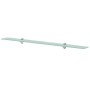 Floating shelves 2 units glass 8 mm 100x20 cm by vidaXL, Shelves and shelves - Ref: Foro24-3051525, Price: 61,99 €, Discount: %