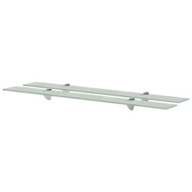 Floating shelves 2 units glass 8 mm 90x10 cm by vidaXL, Shelves and shelves - Ref: Foro24-3051516, Price: 36,05 €, Discount: %