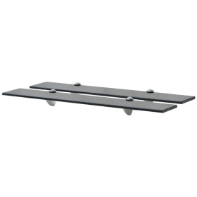 Floating shelves 2 units glass 8 mm 70x20 cm by vidaXL, Shelves and shelves - Ref: Foro24-3051530, Price: 45,93 €, Discount: %