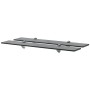 Floating shelves 2 units glass 8 mm 70x20 cm by vidaXL, Shelves and shelves - Ref: Foro24-3051530, Price: 45,99 €, Discount: %