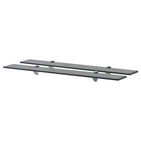 Floating shelves 2 units glass 8 mm 80x20 cm by vidaXL, Shelves and shelves - Ref: Foro24-3051531, Price: 47,99 €, Discount: %