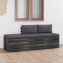 Pallet garden furniture 3 pieces with solid pine wood cushions by vidaXL, Garden sets - Ref: Foro24-3061755, Price: 235,05 €,...