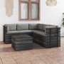 Garden pallet furniture 6 pieces cushions solid pine wood by vidaXL, Garden sets - Ref: Foro24-3061900, Price: 557,34 €, Disc...