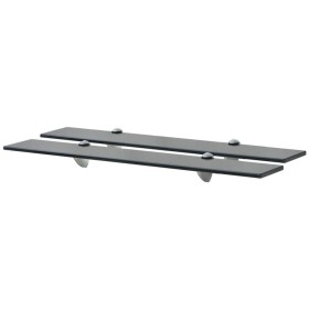 Floating shelves 2 units glass 8 mm 70x10 cm by vidaXL, Shelves and shelves - Ref: Foro24-3051506, Price: 29,89 €, Discount: %