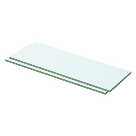 Shelves 2 units transparent glass panel 50x12 cm by vidaXL, Shelves and shelves - Ref: Foro24-3051557, Price: 22,99 €, Discou...