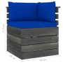 Pallet furniture for garden 6 pcs solid pine wood cushions by vidaXL, Garden sets - Ref: Foro24-3061957, Price: 527,12 €, Dis...