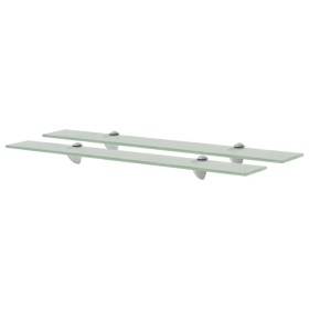 Floating shelves 2 units glass 8 mm 70x20 cm by vidaXL, Shelves and shelves - Ref: Foro24-3051538, Price: 42,99 €, Discount: %