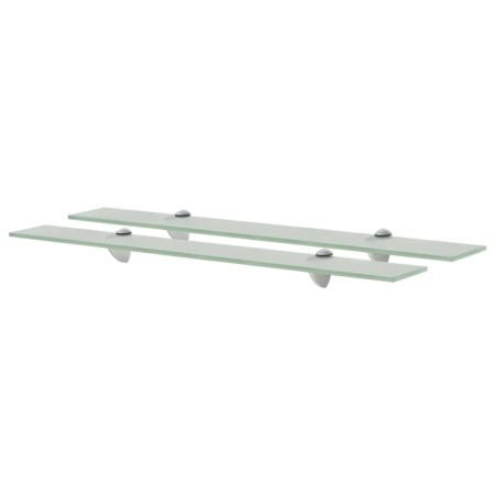 Floating shelves 2 units glass 8 mm 70x20 cm by vidaXL, Shelves and shelves - Ref: Foro24-3051538, Price: 42,74 €, Discount: %