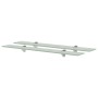 Floating shelves 2 units glass 8 mm 70x20 cm by vidaXL, Shelves and shelves - Ref: Foro24-3051538, Price: 42,74 €, Discount: %