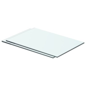 Shelves 2 units transparent glass panel 40x20 cm by vidaXL, Shelves and shelves - Ref: Foro24-3051554, Price: 28,93 €, Discou...