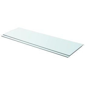 Shelves 2 units transparent glass panel 90x30 cm by vidaXL, Shelves and shelves - Ref: Foro24-3051581, Price: 45,40 €, Discou...