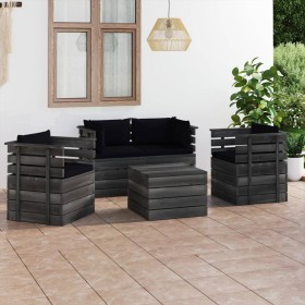 Gartenpalettenmöbel 5 Stück Kissen aus massivem Kiefernholz von vidaXL, Gartensets - Ref: Foro24-3061822, Preis: 462,99 €, Ra...