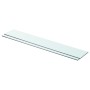 Shelves 2 units with transparent glass panel 80x12 cm by vidaXL, Shelves and shelves - Ref: Foro24-3051572, Price: 25,28 €, D...