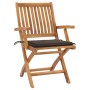 Garden chairs 2 units with gray taupe teak wood cushions by vidaXL, Garden chairs - Ref: Foro24-3062414, Price: 254,52 €, Dis...