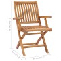 Garden chairs 2 units with gray taupe teak wood cushions by vidaXL, Garden chairs - Ref: Foro24-3062414, Price: 254,52 €, Dis...