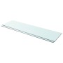 Shelves 2 units with transparent glass panel 110x30 cm by vidaXL, Shelves and shelves - Ref: Foro24-3051591, Price: 44,81 €, ...