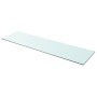 Shelves 2 units with transparent glass panel 110x30 cm by vidaXL, Shelves and shelves - Ref: Foro24-3051591, Price: 44,81 €, ...