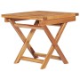 Tumbona con mesa y cojín madera maciza de teca de vidaXL, Tumbonas - Ref: Foro24-3063029, Precio: 310,30 €, Descuento: %