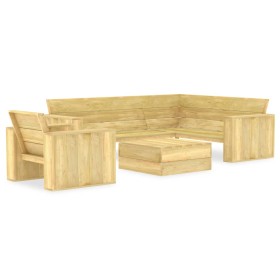 Gartenmöbel-Set 3-teilig aus imprägniertem Kiefernholz von vidaXL, Gartensets - Ref: Foro24-3053192, Preis: 639,75 €, Rabatt: %