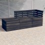 Garden pallet furniture 3 pcs solid dark gray pine wood by vidaXL, Garden sets - Ref: Foro24-3063738, Price: 174,17 €, Discou...