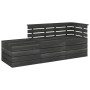 Garden pallet furniture 3 pcs solid dark gray pine wood by vidaXL, Garden sets - Ref: Foro24-3063738, Price: 174,17 €, Discou...