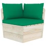 2-Sitzer-Gartensofa aus Paletten mit Kissen aus Tannenholz von vidaXL, Gartensets - Ref: Foro24-3063389, Preis: 176,25 €, Rab...