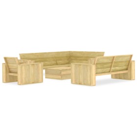 4-teiliges Gartenmöbel-Set imprägniertes Zirbenholz von vidaXL, Gartensets - Ref: Foro24-3053194, Preis: 894,31 €, Rabatt: %