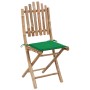 Folding garden chairs 2 units bamboo with cushions by vidaXL, Garden chairs - Ref: Foro24-3063992, Price: 105,20 €, Discount: %