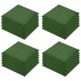 Losetas de goma protección de caídas 24 uds verde 50x50x3 cm de vidaXL, Suelos y moquetas - Ref: Foro24-3053182, Precio: 477,...