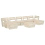 Garden pallet furniture 8 pcs impregnated fir wood by vidaXL, Garden sets - Ref: Foro24-3063727, Price: 422,16 €, Discount: %