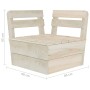 Garden pallet furniture 8 pcs impregnated fir wood by vidaXL, Garden sets - Ref: Foro24-3063727, Price: 422,16 €, Discount: %