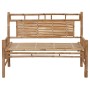 Bamboo bench with cushion 120 cm by vidaXL, garden benches - Ref: Foro24-3063902, Price: 119,99 €, Discount: %