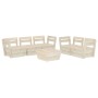 Garden pallet furniture 6 pcs impregnated fir wood by vidaXL, Garden sets - Ref: Foro24-3063719, Price: 365,95 €, Discount: %