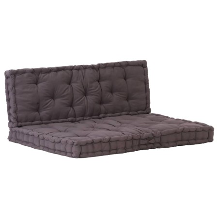 Cushions for pallet furniture 2 units anthracite cotton by vidaXL, Cushions for chairs and sofas - Ref: Foro24-3053635, Price...