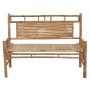 Bamboo bench with cushion 120 cm by vidaXL, garden benches - Ref: Foro24-3063879, Price: 130,00 €, Discount: %