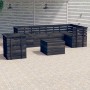 Garden pallet furniture 7 pcs solid dark gray pine wood by vidaXL, Garden sets - Ref: Foro24-3063750, Price: 474,44 €, Discou...