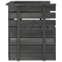 Garden pallet furniture 7 pcs solid dark gray pine wood by vidaXL, Garden sets - Ref: Foro24-3063750, Price: 474,44 €, Discou...