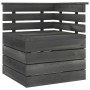 Garden pallet furniture 7 pcs solid dark gray pine wood by vidaXL, Garden sets - Ref: Foro24-3063750, Price: 474,44 €, Discou...