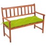 Garden bench with cushion solid acacia wood 120 cm by vidaXL, garden benches - Ref: Foro24-3063794, Price: 185,98 €, Discount: %