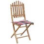 Folding garden chairs 2 units bamboo with cushions by vidaXL, Garden chairs - Ref: Foro24-3064000, Price: 107,96 €, Discount: %