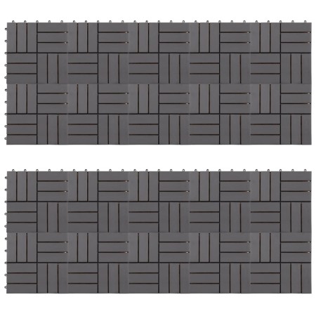 Terrace tiles 20 units acacia wood gray washed 30x30cm by vidaXL, Floors and carpets - Ref: Foro24-3054434, Price: 97,53 €, D...