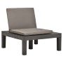 Garden loungers with cushions 4 units anthracite gray plastic by vidaXL, Garden chairs - Ref: Foro24-3054427, Price: 325,99 €...