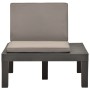 Garden loungers with cushions 4 units anthracite gray plastic by vidaXL, Garden chairs - Ref: Foro24-3054427, Price: 325,99 €...