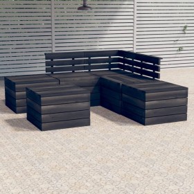 6-teiliges Paletten-Gartenmöbel-Set von vidaXL, Gartensets - Ref: Foro24-3063744, Preis: 321,99 €, Rabatt: %